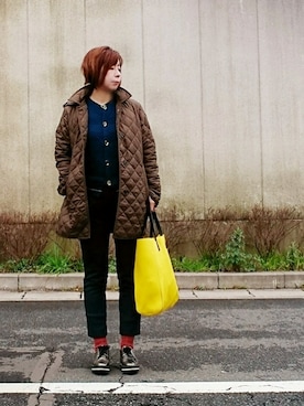 「Marilyn Moon（マリリンムーン）のアイテム」を使った、98mayuさん（レディース・157cm）の春コーディネート
