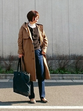 98mayuさん（レディース・157cm）の春コーディネート