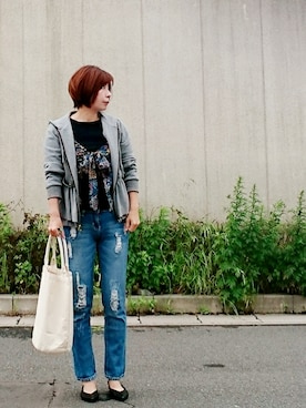 98mayuさん（レディース・157cm）の春コーディネート