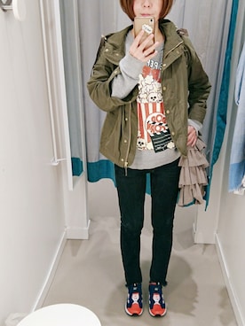 98mayuさん（レディース・157cm）の春コーディネート