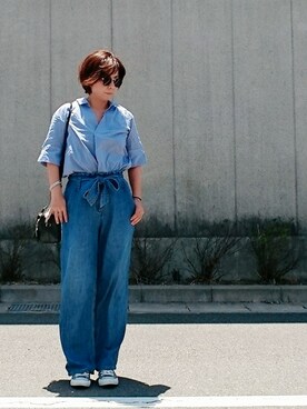 98mayuさん（レディース・157cm）の夏コーディネート