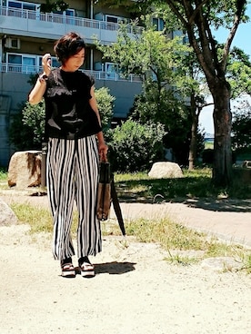 98mayuさん（レディース・157cm）の夏コーディネート