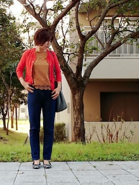 「Marilyn Moon（マリリンムーン）のアイテム」を使った、98mayuさん（レディース・157cm）の秋コーディネート