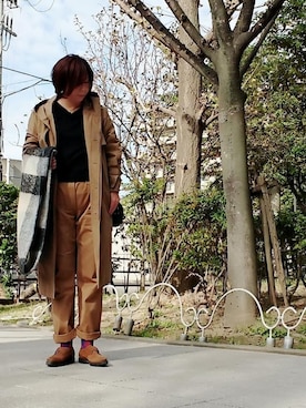 「NETSTAR（ネットスター）のアイテム」を使った、98mayuさん（レディース・157cm）の秋コーディネート