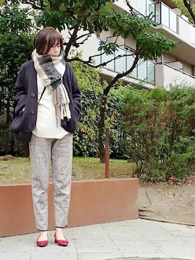 「NETSTAR（ネットスター）のアイテム」を使った、98mayuさん（レディース・157cm）の秋コーディネート
