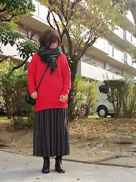 「FREAK'S STORE（フリークスストア）のアイテム（レインシューズ）」を使った、98mayuさん（レディース・157cm）の秋コーディネート