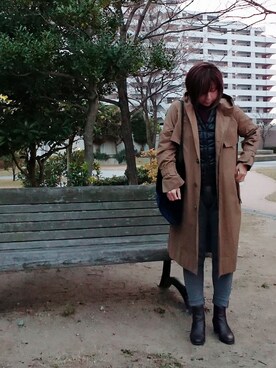 98mayuさん（レディース・157cm）の冬コーディネート