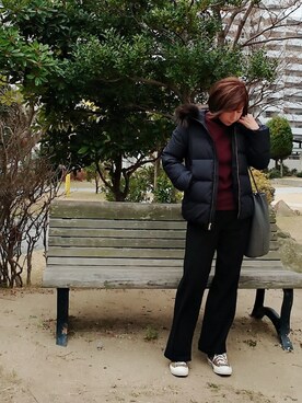 98mayuさん（レディース・157cm）の冬コーディネート