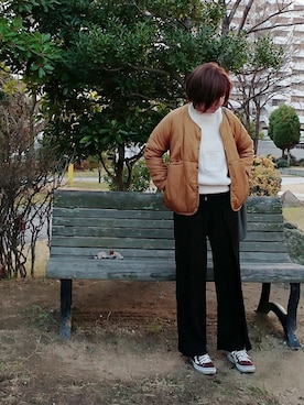 98mayuさん（レディース・157cm）の冬コーディネート