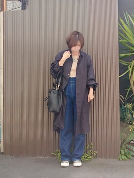 98mayuさん（レディース・157cm）の春コーディネート