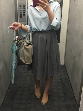 「LADUREE（ラデュレ）のアイテム」を使った、mariさん（レディース・161cm）の春コーディネート