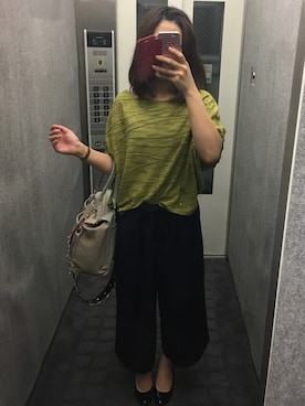 「Lazy Swan（レイジースワン）のアイテム」を使った、mariさん（レディース・161cm）の夏コーディネート