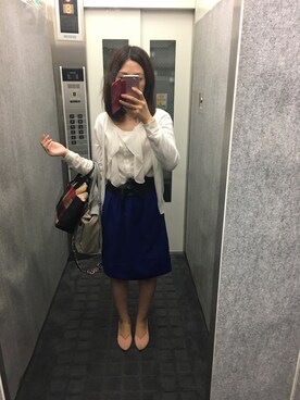 「YEVS（イーブス）のアイテム（スカート）」を使った、mariさん（レディース・161cm）の夏コーディネート