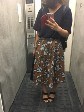 「Lazy Swan（レイジースワン）のアイテム」を使った、mariさん（レディース・161cm）の夏コーディネート