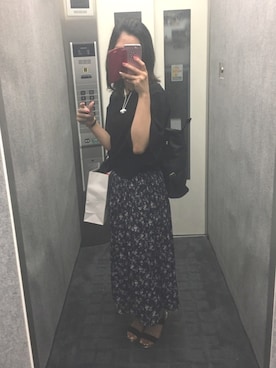 「Lazy Swan（レイジースワン）のアイテム」を使った、mariさん（レディース・161cm）の夏コーディネート