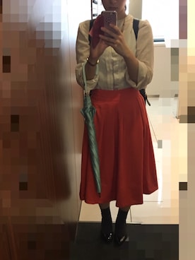 「LADUREE（ラデュレ）のアイテム」を使った、mariさん（レディース・161cm）の夏コーディネート
