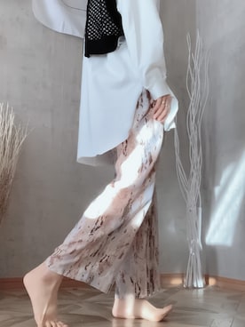 「ペイント」｜「アイテム（その他）」を使った、 mayaさん（レディース・165cm）の春コーディネート