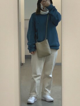 「セーターコーデ」｜テンさんさん（レディース・157cm）の冬コーディネート