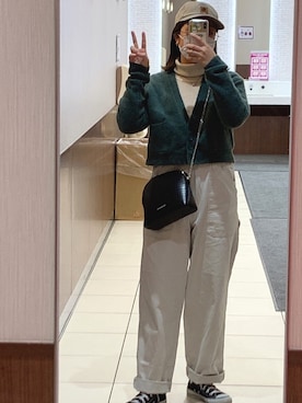 「Carhartt（カーハート）のカーハート ストラップバックキャップ ODESSA  CHARHARTT（キャップ）」を使った、テンさんさん（レディース・157cm）の春コーディネート