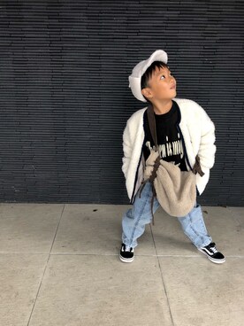 「冬休み」｜keito  rieさん（キッズ・110cm）の冬コーディネート