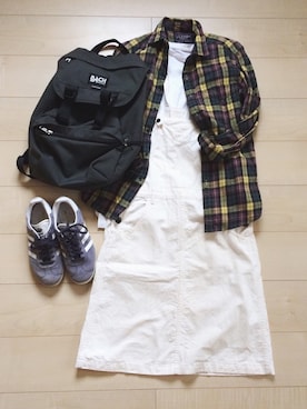 「D.M.G.（ドミンゴ）のアイテム（ワンピース/ドレス）」を使った、さんだるさん（レディース・164cm）の冬コーディネート