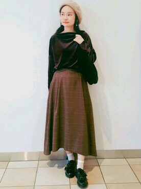 NUIさん(レディース・158cm)の秋コーディネート