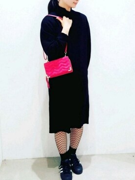 NUIさん（レディース・158cm）の冬コーディネート