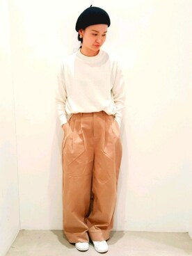 NUIさん（レディース・158cm）の冬コーディネート