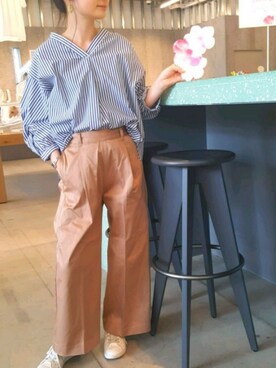 NUIさん（レディース・158cm）の春コーディネート