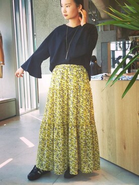 NUIさん（レディース・158cm）の春コーディネート