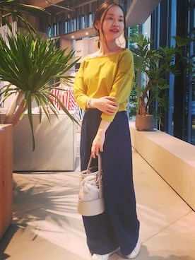 NUIさん（レディース・158cm）の春コーディネート