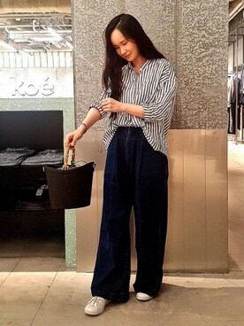 NUIさん（レディース・158cm）の春コーディネート