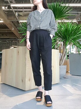 NUIさん（レディース・158cm）の春コーディネート