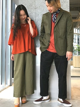 NUIさん（レディース・158cm）の春コーディネート