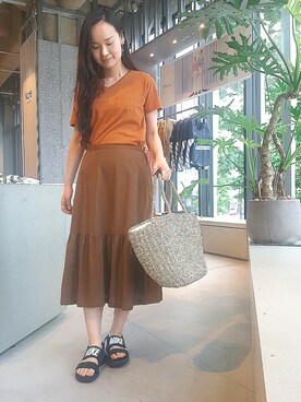 NUIさん（レディース・158cm）の春コーディネート