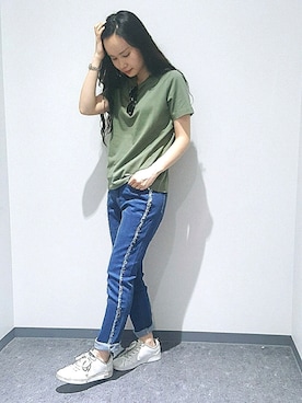 NUIさん(レディース・158cm)の春コーディネート