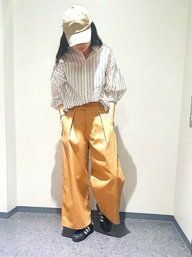NUIさん（レディース・158cm）の春コーディネート