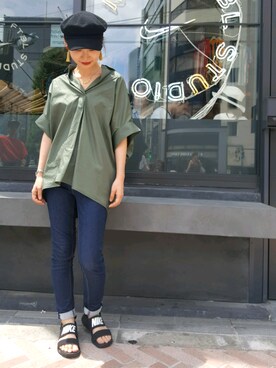 NUIさん（レディース・158cm）の夏コーディネート