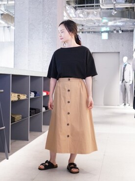 NUIさん（レディース・158cm）の夏コーディネート