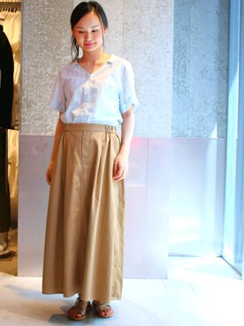 NUIさん（レディース・158cm）の夏コーディネート