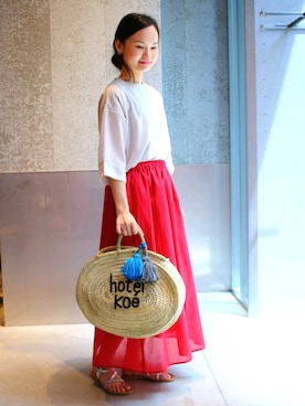 NUIさん（レディース・158cm）の夏コーディネート