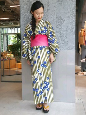 NUIさん(レディース・158cm)の夏コーディネート