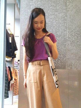 NUIさん（レディース・158cm）の夏コーディネート