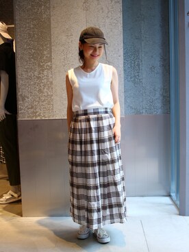 NUIさん(レディース・158cm)の夏コーディネート