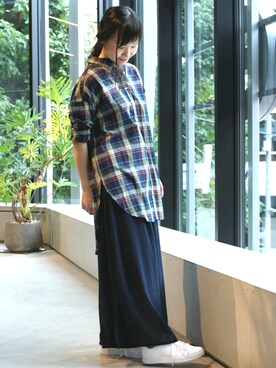 NUIさん（レディース・158cm）の秋コーディネート