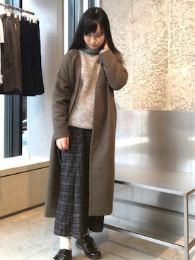 NUIさん（レディース・158cm）の秋コーディネート