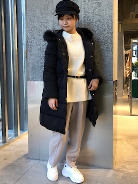 NUIさん（レディース・158cm）の冬コーディネート