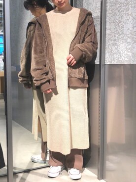 NUIさん（レディース・158cm）の冬コーディネート