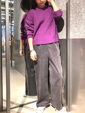 NUIさん（レディース・158cm）の冬コーディネート