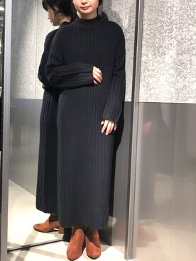 NUIさん（レディース・158cm）の冬コーディネート